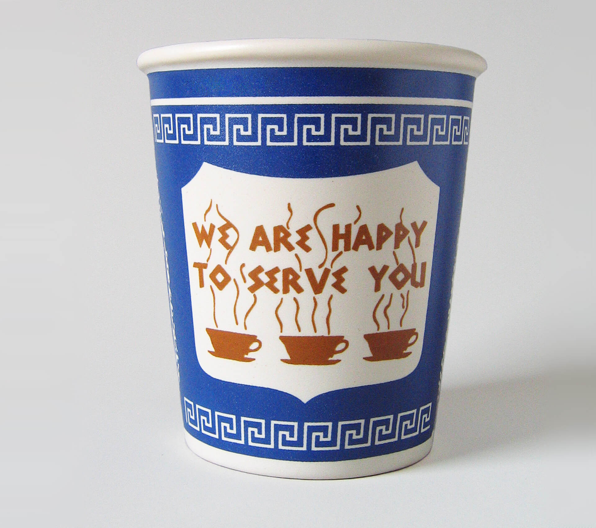 New York Coffee Cup by Graham Hill | Blue